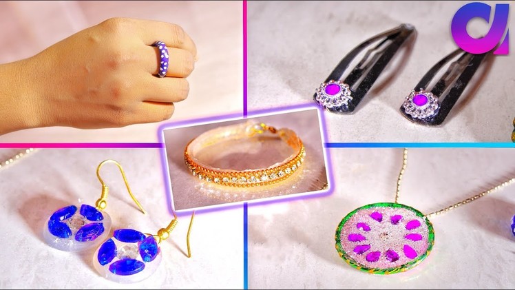 5 diy jewelry (hot glue) | jewelry tutorial | very easy & simple | Artkala 208