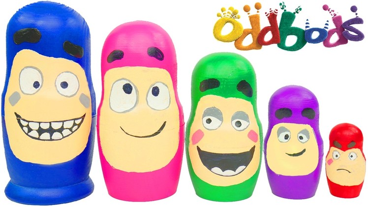 Best Learning Colors Video for Children Oddbods Paw Patrol Nesting Dolls Stacking Egg Cup Toys