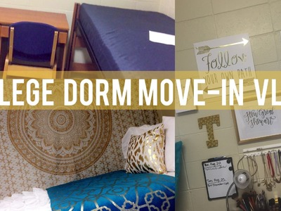COLLEGE DORM MOVE IN VLOG 2016 | Sophomore Year!! (BeautybyTommie)