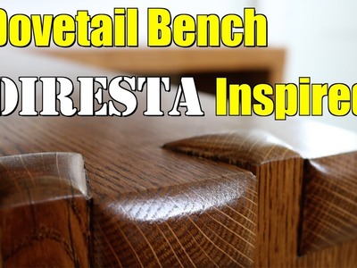 DIRESTA inspired dovetail mudroom bench - FarmCraft101 DIY