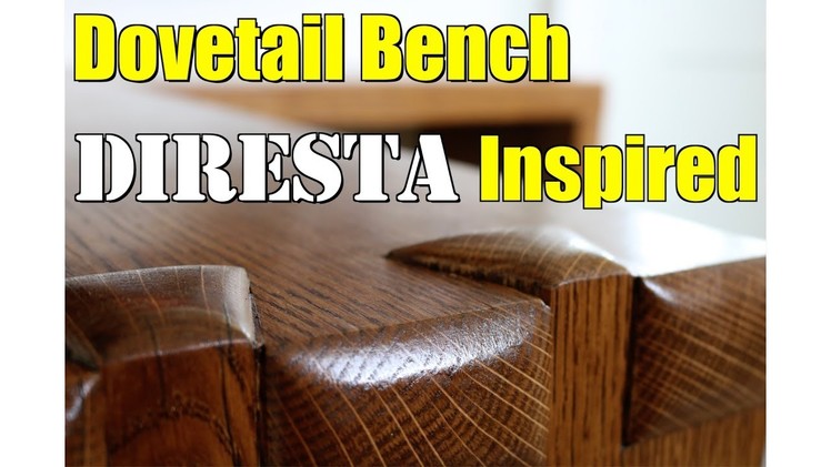 DIRESTA inspired dovetail mudroom bench - FarmCraft101 DIY