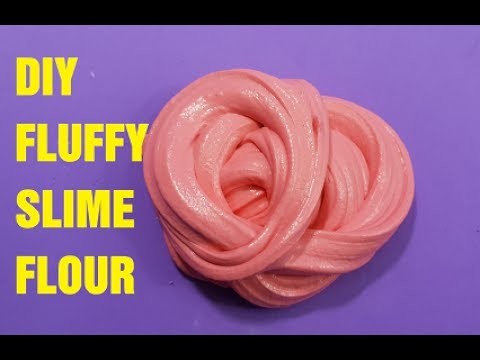 DIY Fluffy Slime Flour!! How to make Fluffy Slime with Flour No Borax