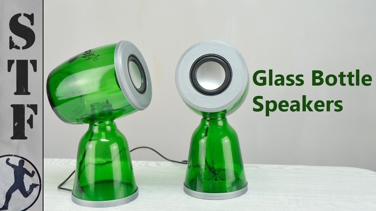 DIY USB Speakers from Glass Bottles