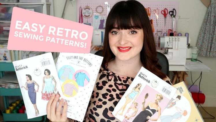 Easy Retro & Vintage Style Sewing Patterns for Beginners!