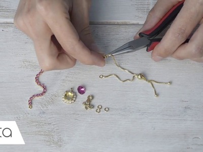 Gita-jewelry School - Learn how to create Swarovski rhinestone bracelets