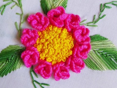 Hand Embroidery: Caston Roses
