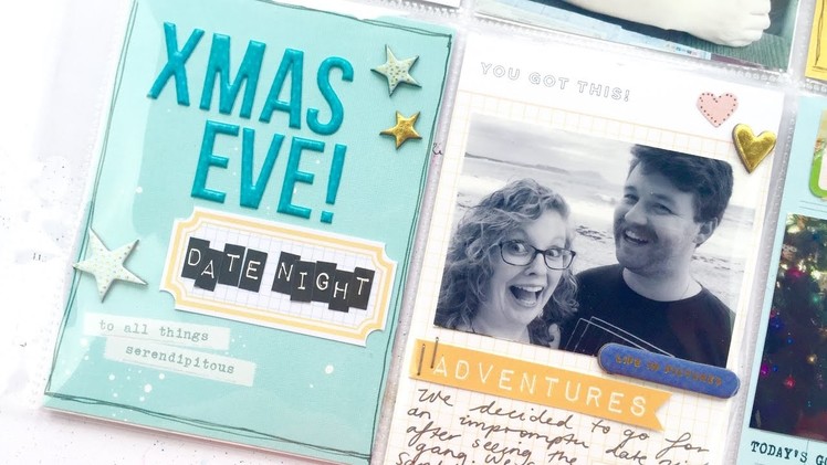 KIT CRASHERS #10 ~ Christmas Eve Project Life Process Video + + + INKIE QUILL