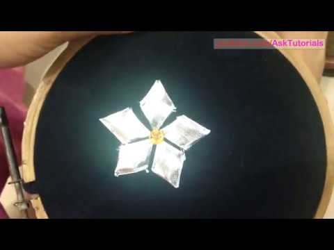 Making Gotta patti flower from Gotta Lace | In Hindi | Handwork
