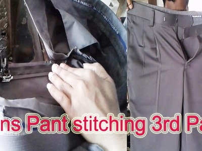 Mans Pant stitching 3rd Part | Gents Pant Sewing Full | প্যান্ট সেলাই তৃতীয় অংশ | OBSESS Tailars