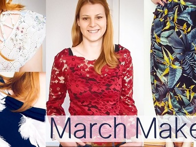 March Makes - What I've been sewing! | Don't dream it - sew it!