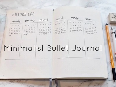 My Minimalist Bullet Journal Set Up