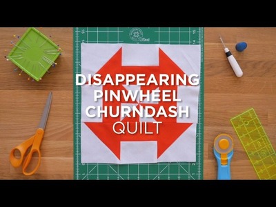 Quilt Snips Mini Tutorial: Disappearing Pinwheel Churndash