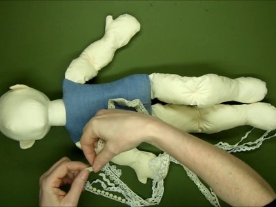 Rag Doll Making Project - part 5 - stuffing and sewing up your rag doll - Alice's Bear Shop