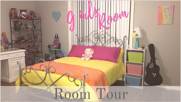 ROOM TOUR | Bright Rainbow Girls Bedroom