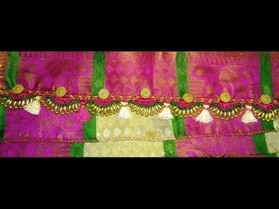 Saree pallu kuchu designs and saree tassels