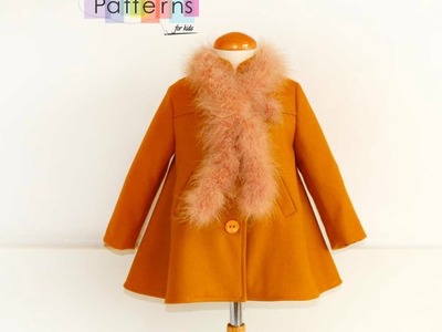 SEWING TUTORIAL: How to sew an A-Line coat