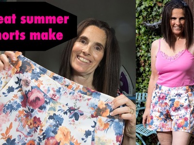 Summer shorts sewing pattern and review