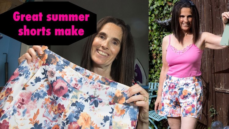 Summer shorts sewing pattern and review