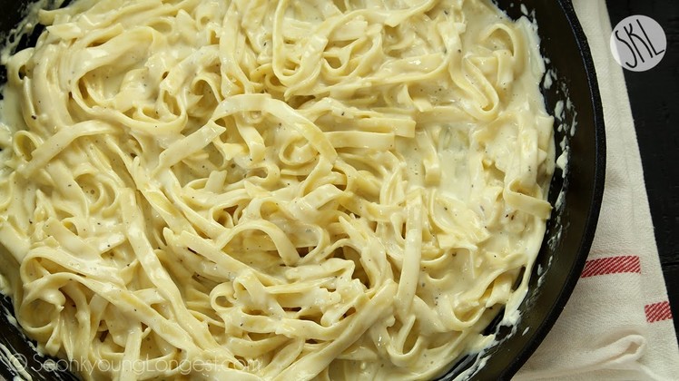 1 Minute Recipe | Fettuccine Alfredo