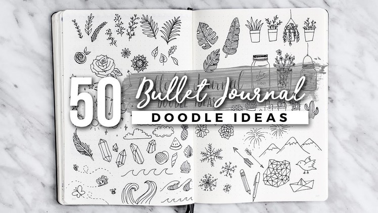 50 Bullet Journal Doodle Ideas! | The ULTIMATE Guide