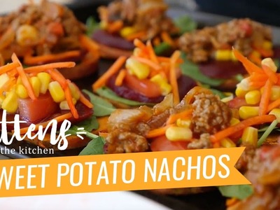Ashy Bines's Sweet Potato Nachos Recipe | Kittens in the Kitchen