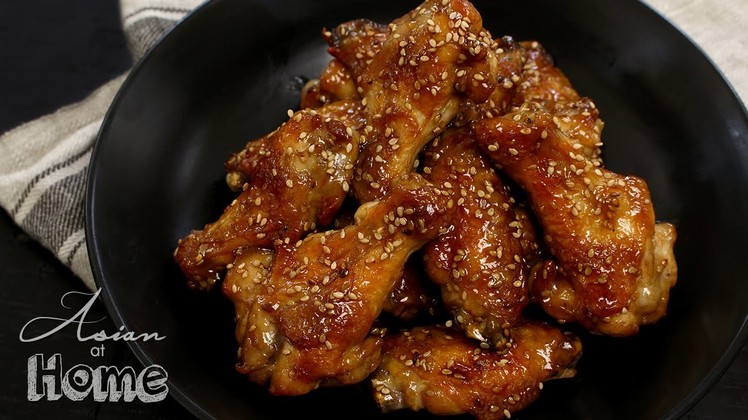 Asian at Home |  Sesame Chicken Wings