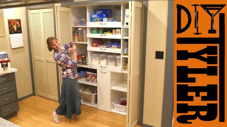 Built In Pantry with Drawers | Kitchen Organization | How To