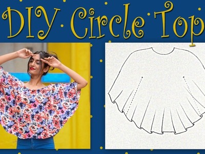 Circle Top Cutting & Stitching | Circle Top with Cut Out Sleeve | # DIYDesignerTop