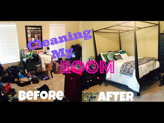 Cleaning My Room (Time Lapse)