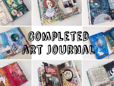 Completed Art Journal Flip Through