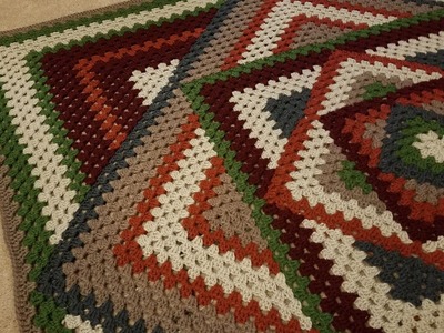 Crocheted Kaleidoscope Granny Square Tutorial