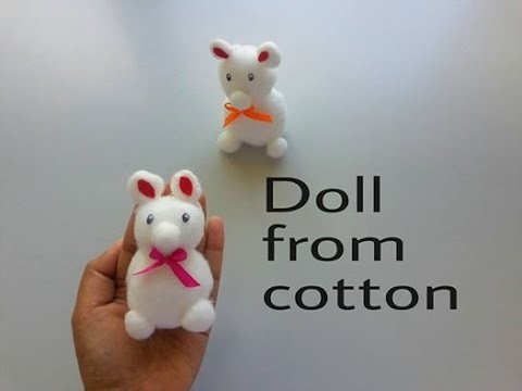Cute and easy doll from cotton
