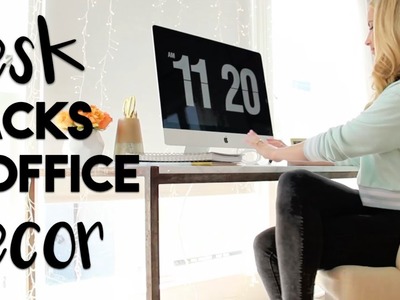 Desk Hacks & Office Decor Ideas | Making the Most of Our Small Office!