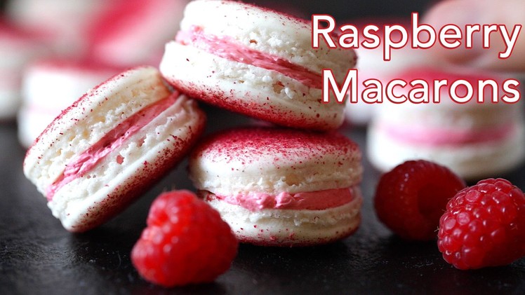 Dessert: Raspberry Macarons - Natashas Kitchen