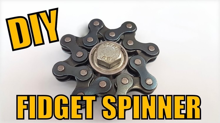 DIY Fidget Spinner (using bike chain) in 90 Seconds