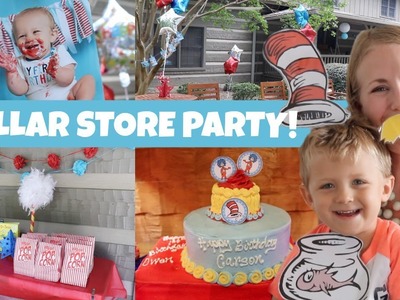 Dr. Seuss Birthday! ❤️ DOLLAR TREE PARTY Ideas, DIYs & More!