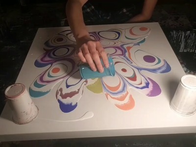 Fluid Painting - Colorful CELLS