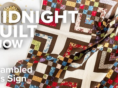 For Grandpa, with Love: Angela's Scrambled Plus Sign Quilt | Midnight Quilt Show with Angela Walters