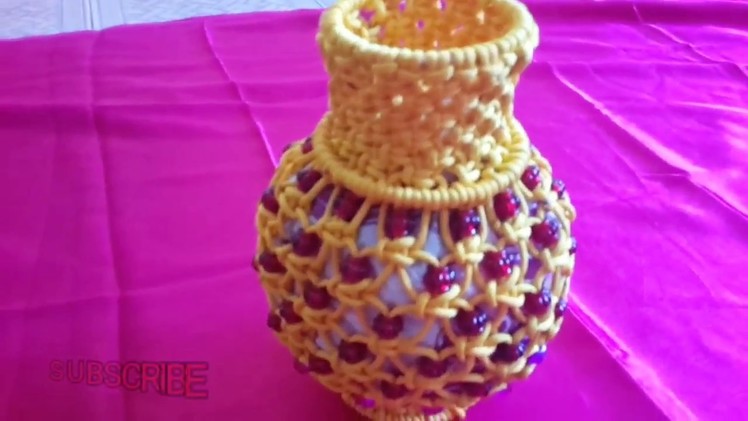 Full Making Tutorial of Easy Macrame Flower Pot| Design#1 |DIY Macrame Flower Vase