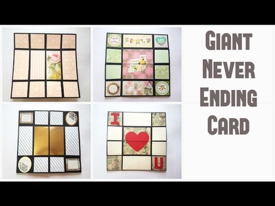 Giant Never Ending Card Tutorial by Srushti Patil (Valentines Special)