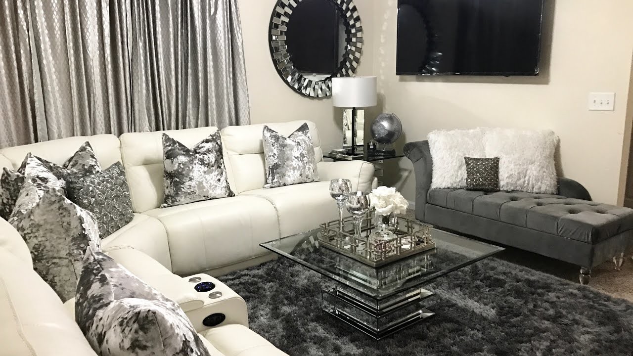 Glam Living Room Tour, Home & Decor Updates 2017, LGQUEEN Home Decor