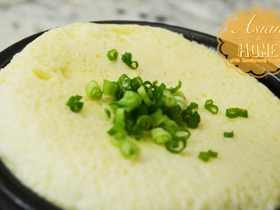 Gyeran Jjim Recipe : Silky & Delightful Korean Steamed Egg 부드러운 계란찜 만들기
