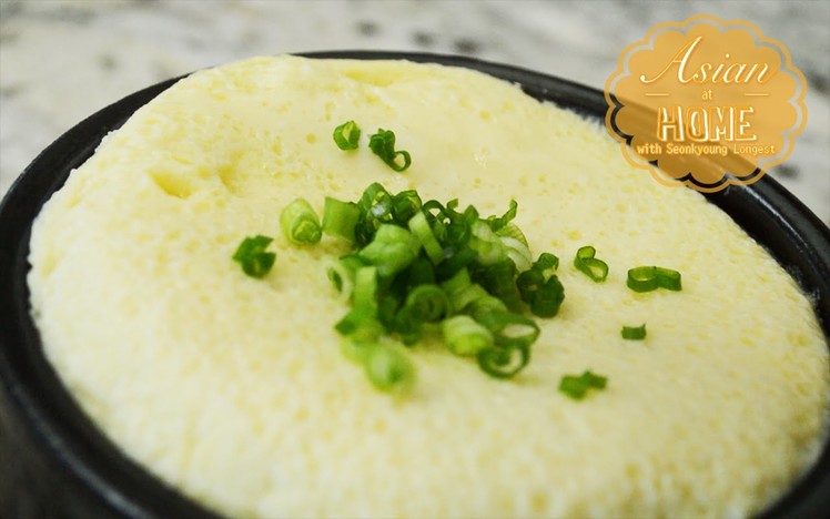 Gyeran Jjim Recipe : Silky & Delightful Korean Steamed Egg 부드러운 계란찜 만들기