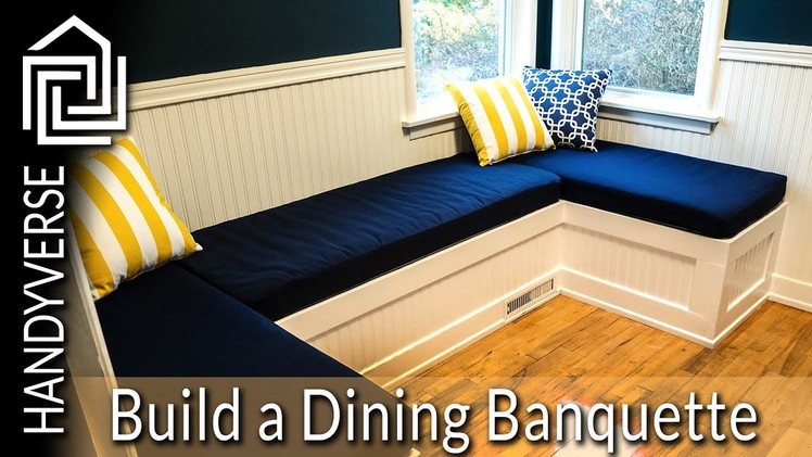 How to Build a Dining Nook.Banquette : Budget Renos #01