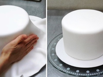 How To Cover a Cake with Fondant by CakesStepbyStep