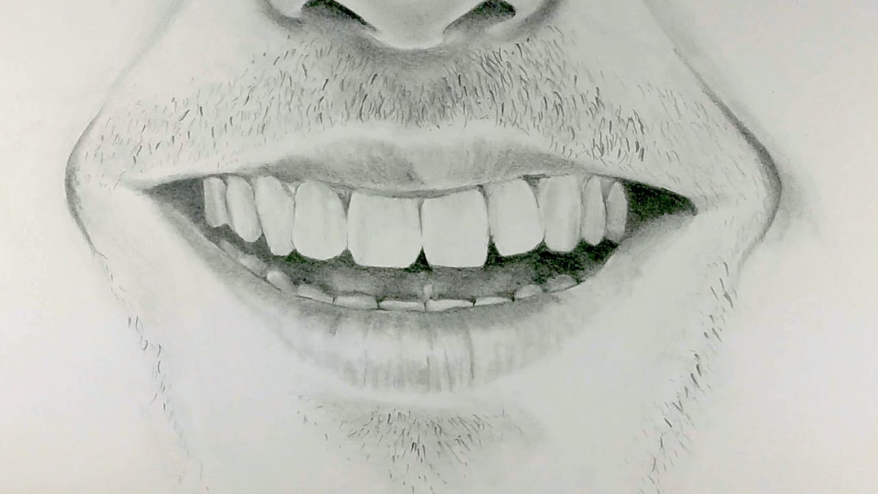 How to Draw a Smiling Mouth