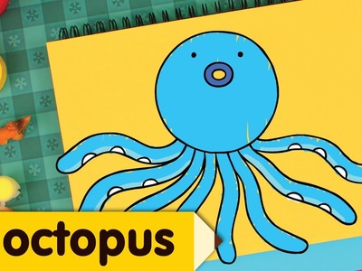 How to Draw an Octopus - Easy Drawing Lessons for Kids!