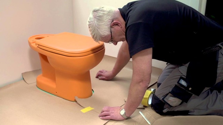 How to install laminate around a toilet and other round shapes