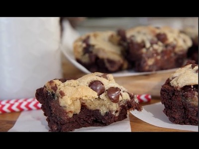 How to Make Chocolate Chip Cookie Brownies| Easy Homemade Recipe