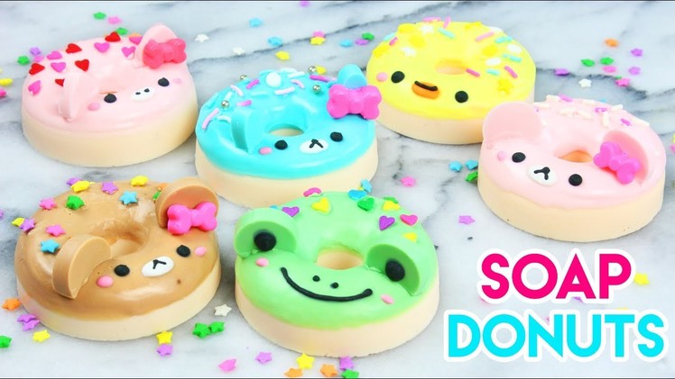How to Make DIY Kawaii Animal Donut Soaps!